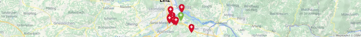 Kartenansicht für Apotheken-Notdienste in der Nähe von Pichling (Linz  (Stadt), Oberösterreich)
